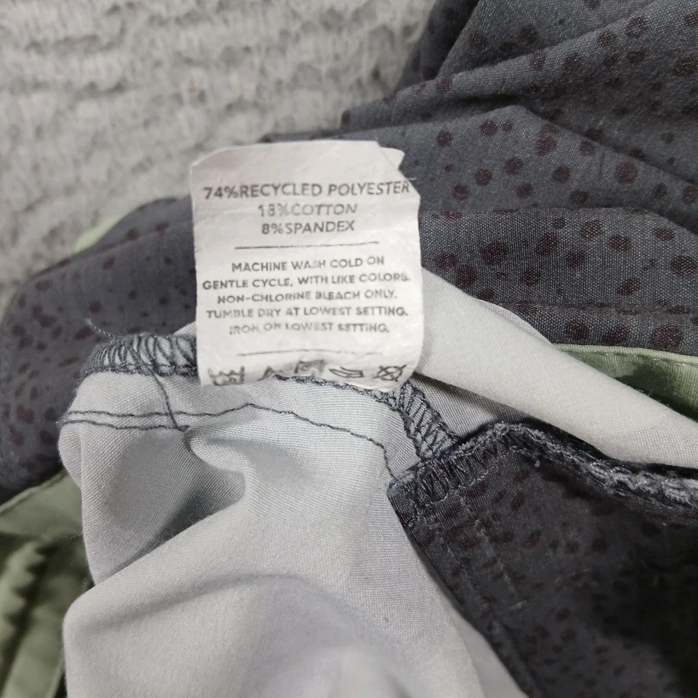 Jetty Boardshorts‎ Mens 34 Gray Green Stripe Swim Surf Trunks